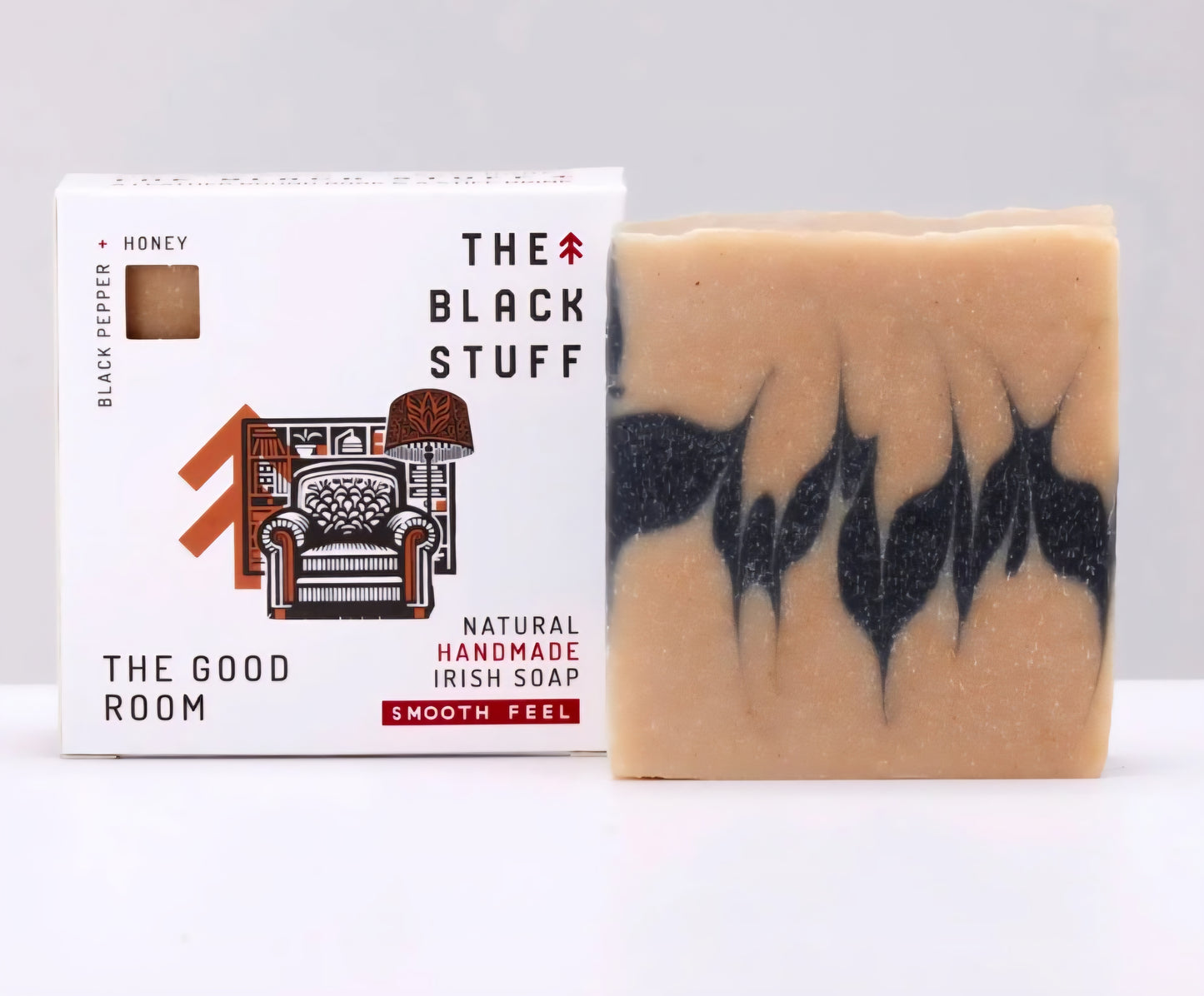 The Black Stuff natural Irish Handmade body soap for men