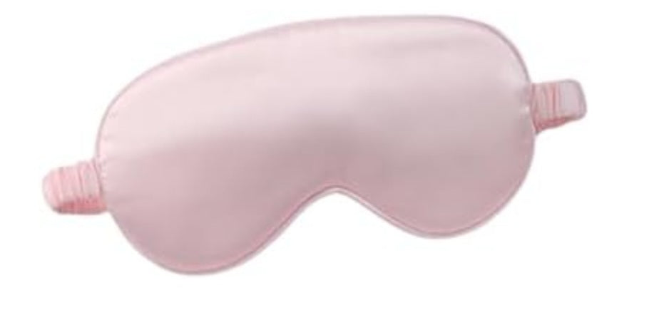 Pink Satin Eye Mask