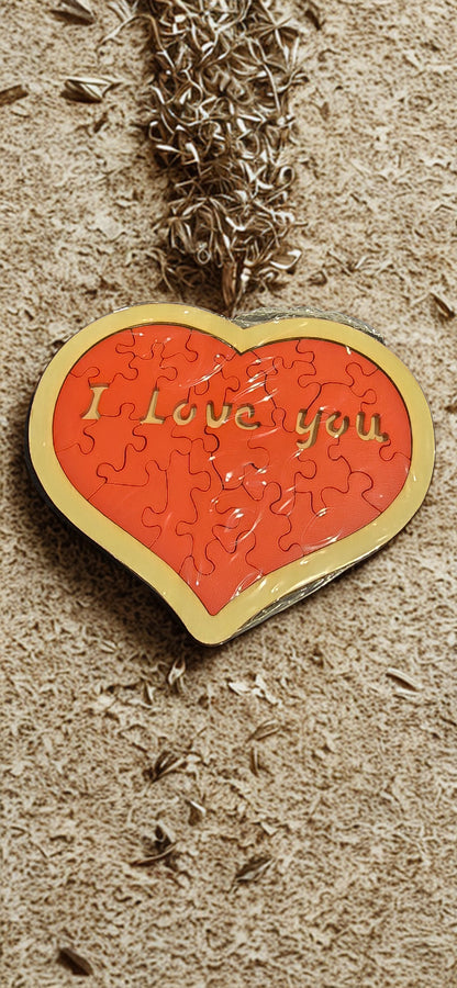Mini 'I Love You' Jigsaw