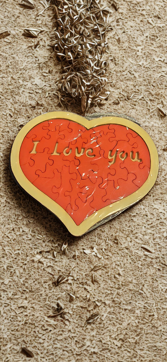 Mini 'I Love You' Jigsaw