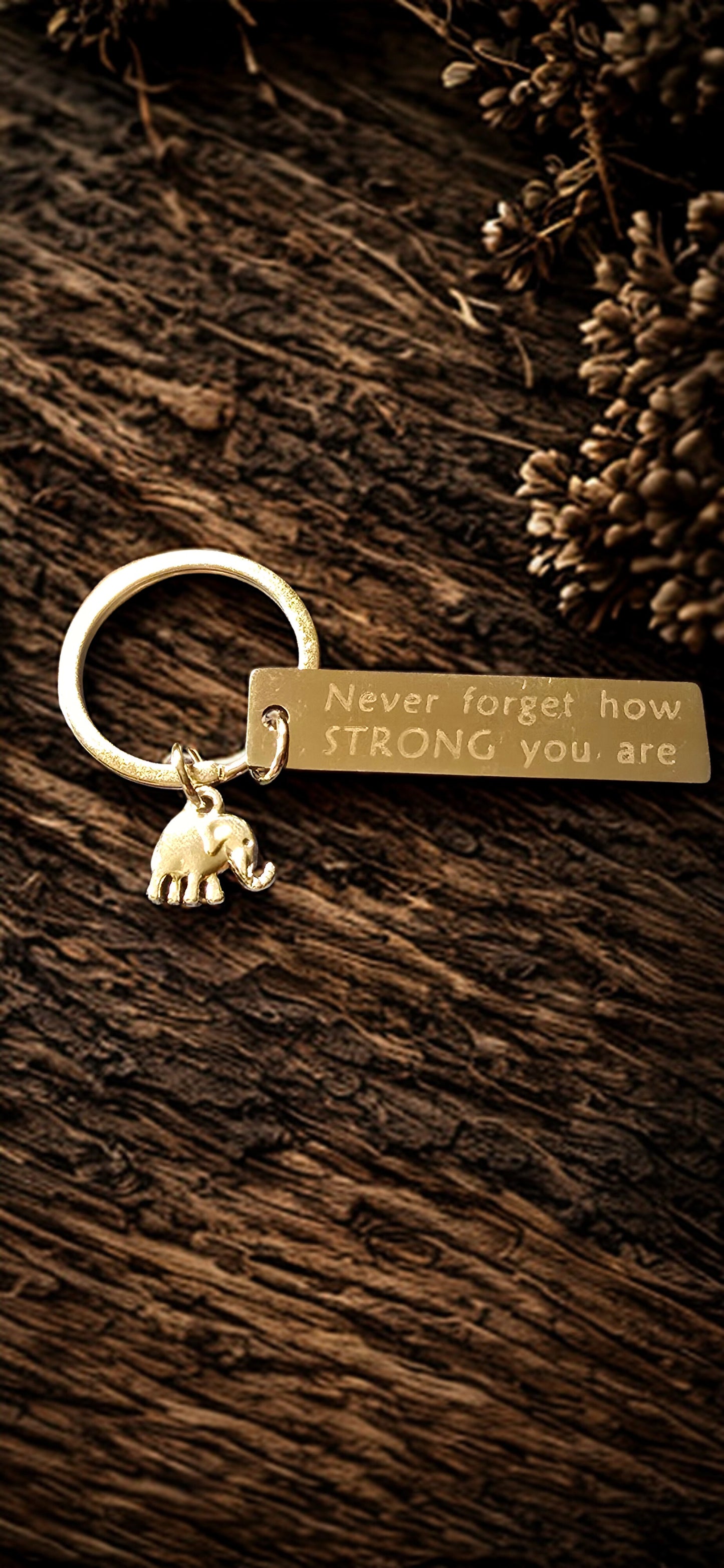 'Strenght' Keyring