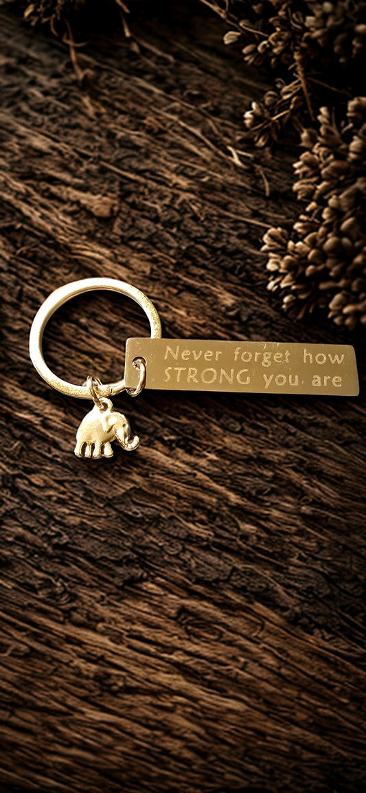 'Strenght' Keyring