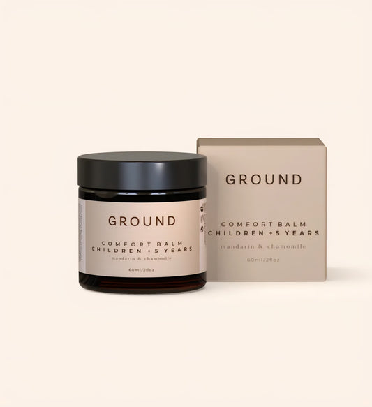 Ground Wellbeing Comfort Balm for Children 5 years plus for a calm soothing effect