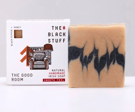 The Black Stuff natural Irish Handmade body soap for men