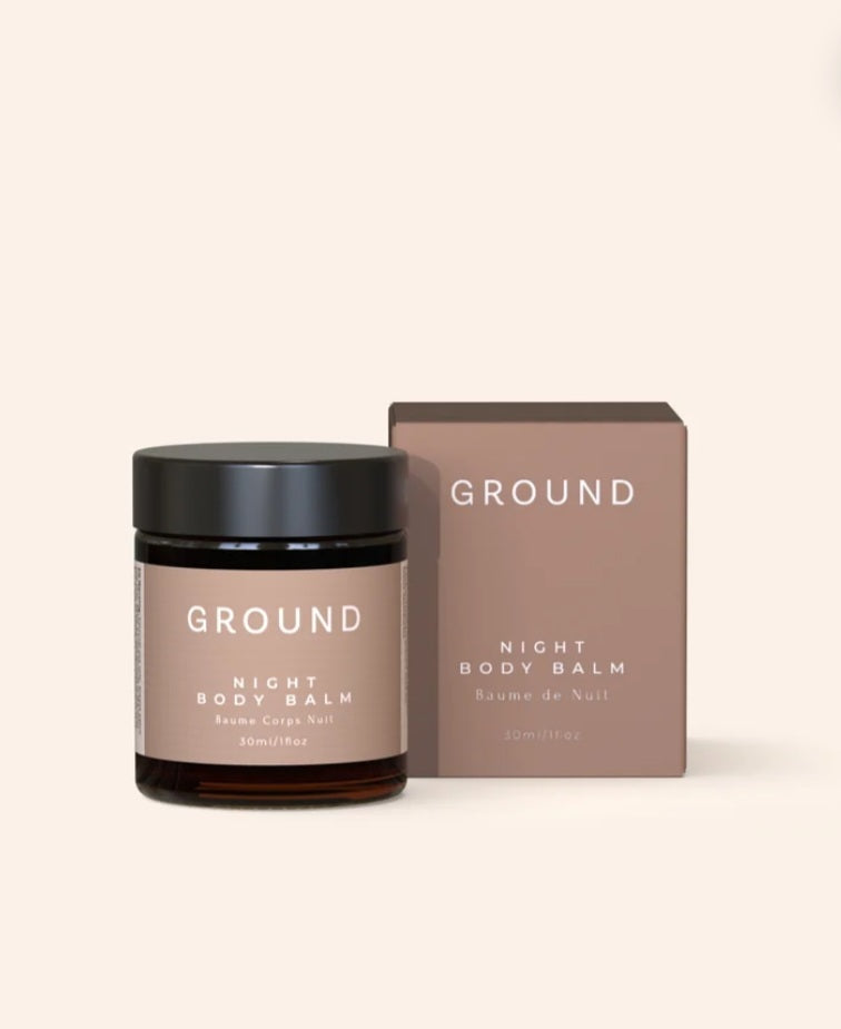 Groundwellbeing Night Body Balm for a calming and grounding effect