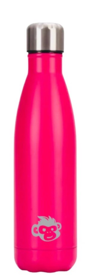 Monkey Bottle Hot Pink - Double Walled, keeps drinks warm 12hrs and cold 24rs
Keeps you Hydrated during Chemo sessions