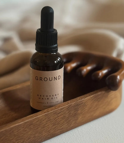 Ground Recovery Hair Oil to strenghten and encourage hair growth