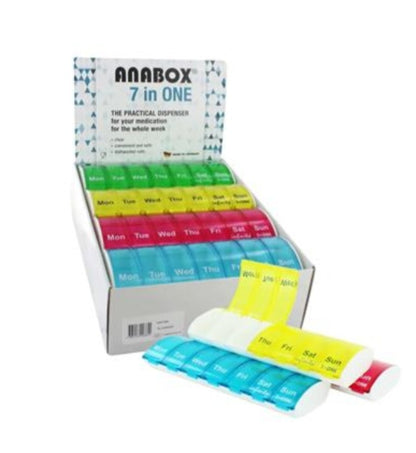 Compact 7 Day Pill Organizer